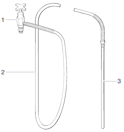 PowrLiner 6900 Bleed Hose Assembly with Valve Parts (P/N 840-211)